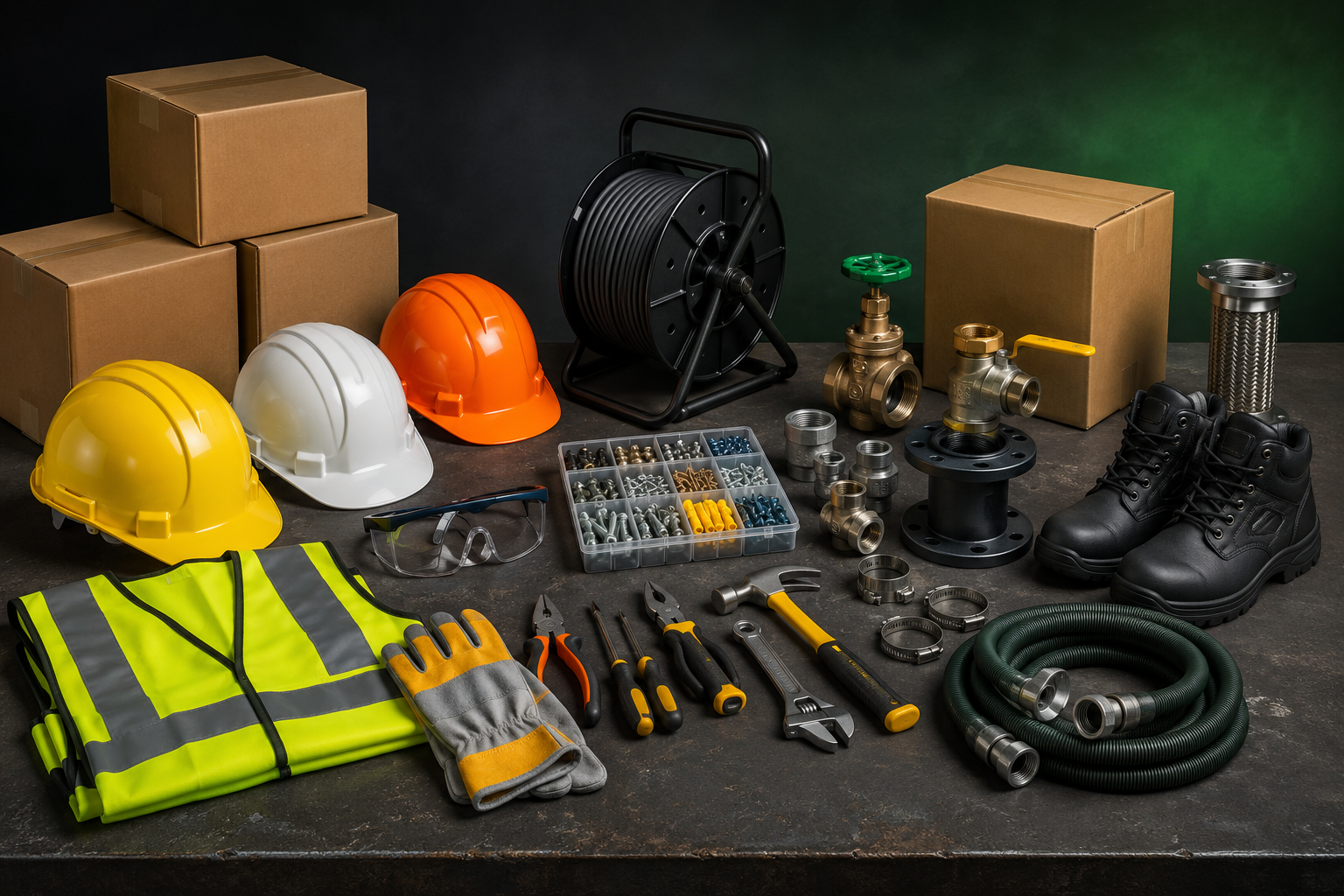 Brand-neutral PPE, tools, fittings and general industrial supplies